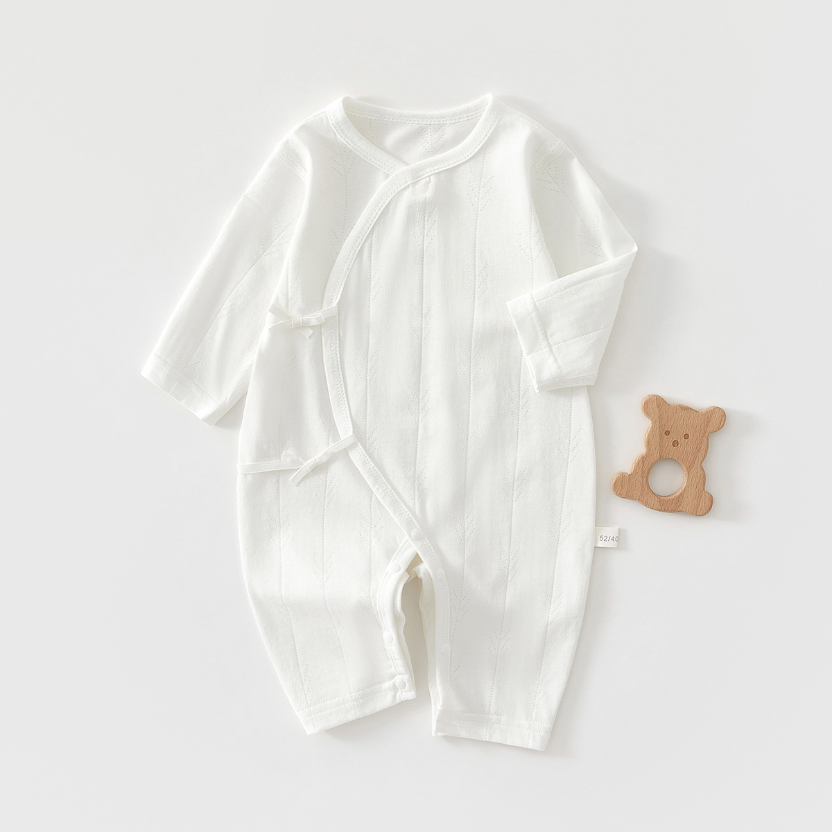 婴幼儿连体衣夏季生姜纤维新生儿衣服0到3月初生宝宝哈衣爬服