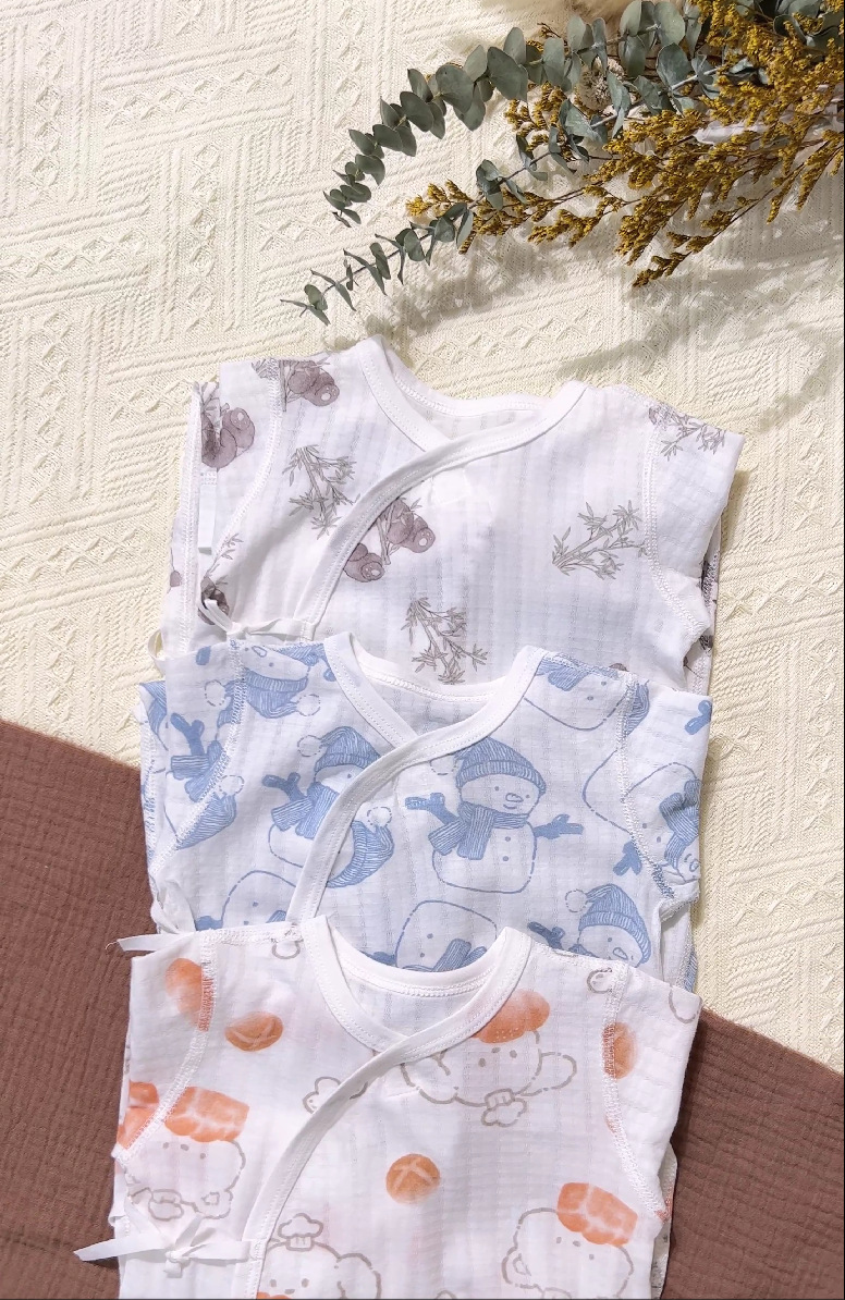 婴儿连体衣冰氧棉宝宝爬服夏季新生儿哈衣薄款婴儿爬服宝宝连体衣