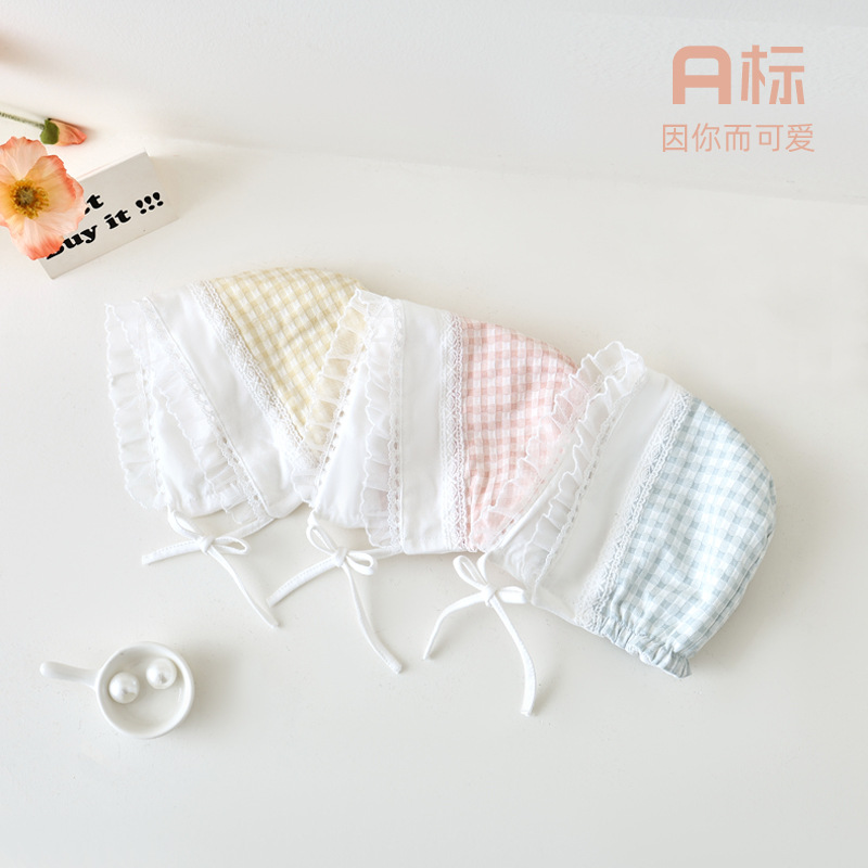 婴儿遮阳帽夏季男女宝宝防晒帽薄款婴幼儿太阳帽小月龄薄婴儿帽子