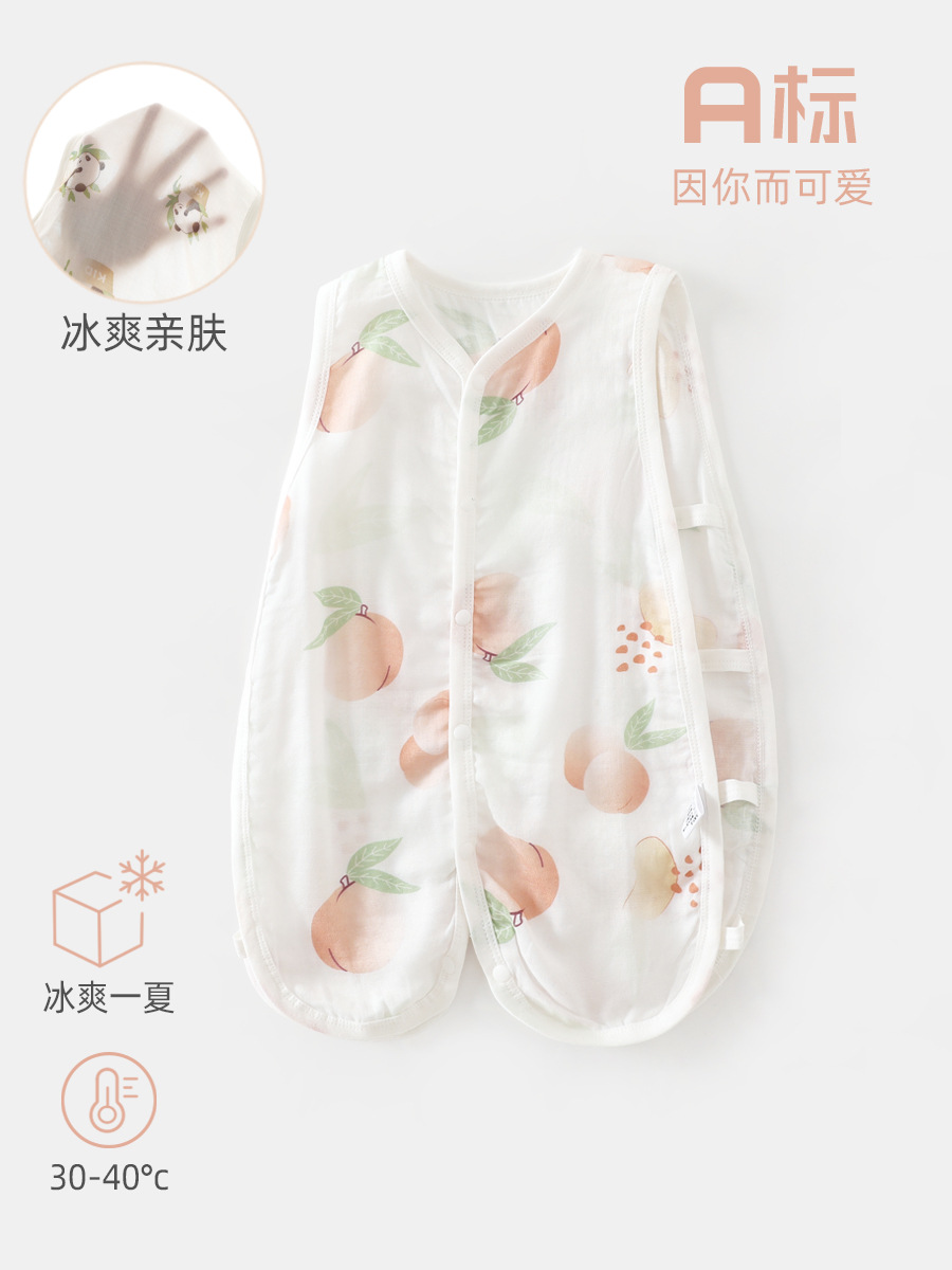 竹纤维新生儿连体衣冰爽宝宝爬服婴儿衣服新生儿哈衣薄婴儿连体衣