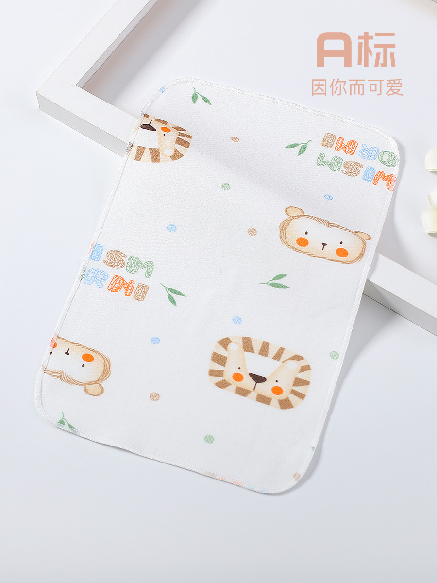 口水巾婴儿新生儿洗脸巾初生宝宝擦奶手帕手绢儿童全棉毛巾小方巾