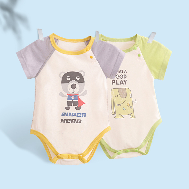 清仓福利-婴儿包屁衣服夏季薄款夏装连体衣新生夏天宝宝一件代发