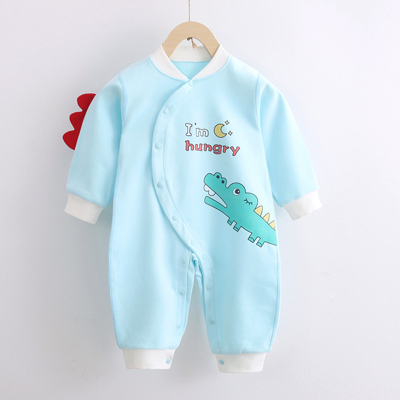清仓福利-新生儿衣服精梳棉宝宝睡衣哈衣爬服秋季婴幼儿连体衣秋