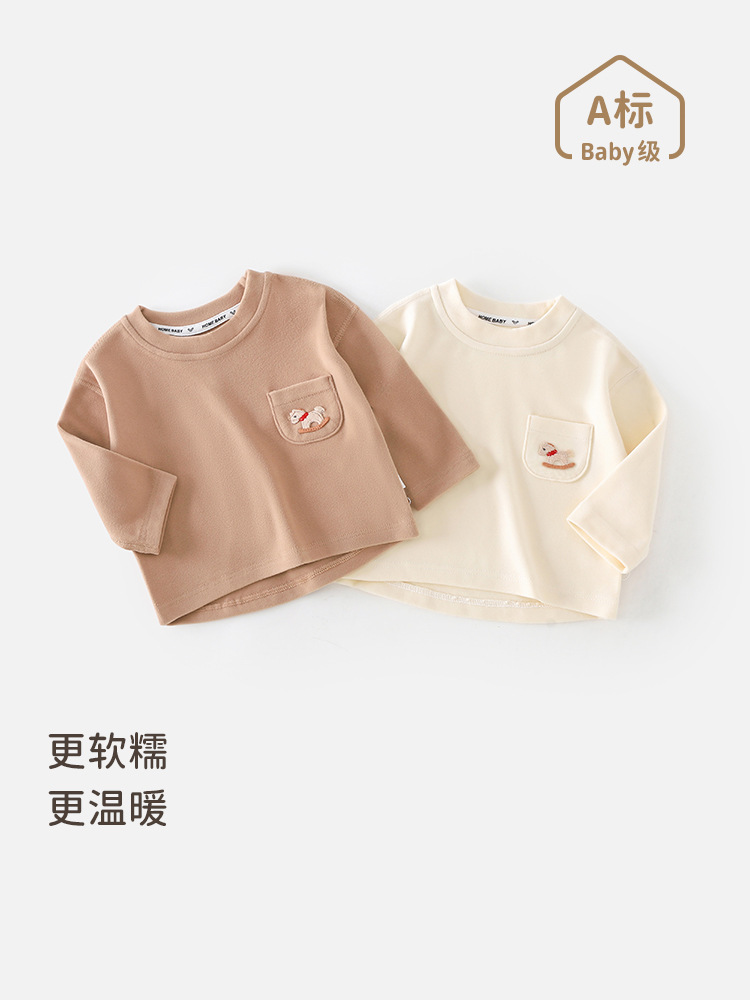 宝宝T恤春秋新款超萌可爱婴幼儿衣服男童体恤女童春季款儿童上衣