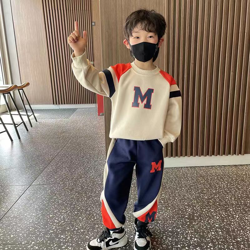 儿童套装卫衣上衣春秋男童洋气小童儿童套装卫衣上衣春秋男童洋气
