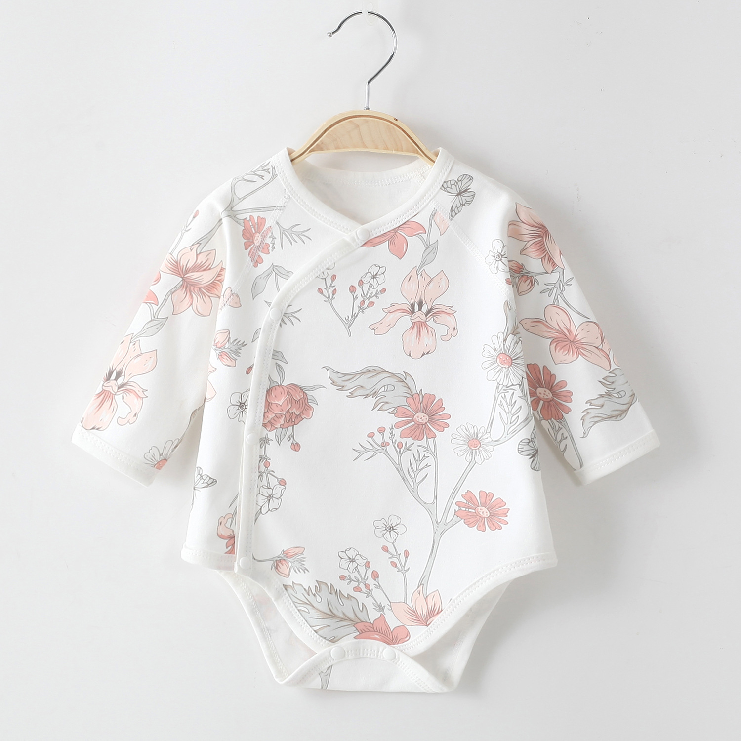 婴儿衣服纯棉包屁衣秋冬宝宝春夏季连体衣新生儿衣服三角哈衣长袖