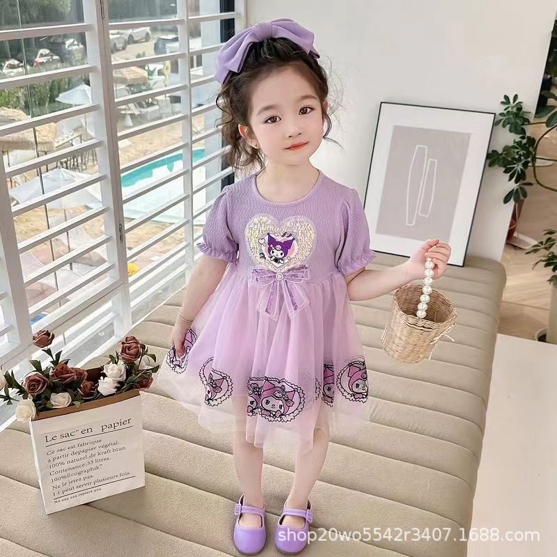 连衣裙公主裙童夏装连衣裙2新款儿童裙子小女孩洋气公主裙夏天