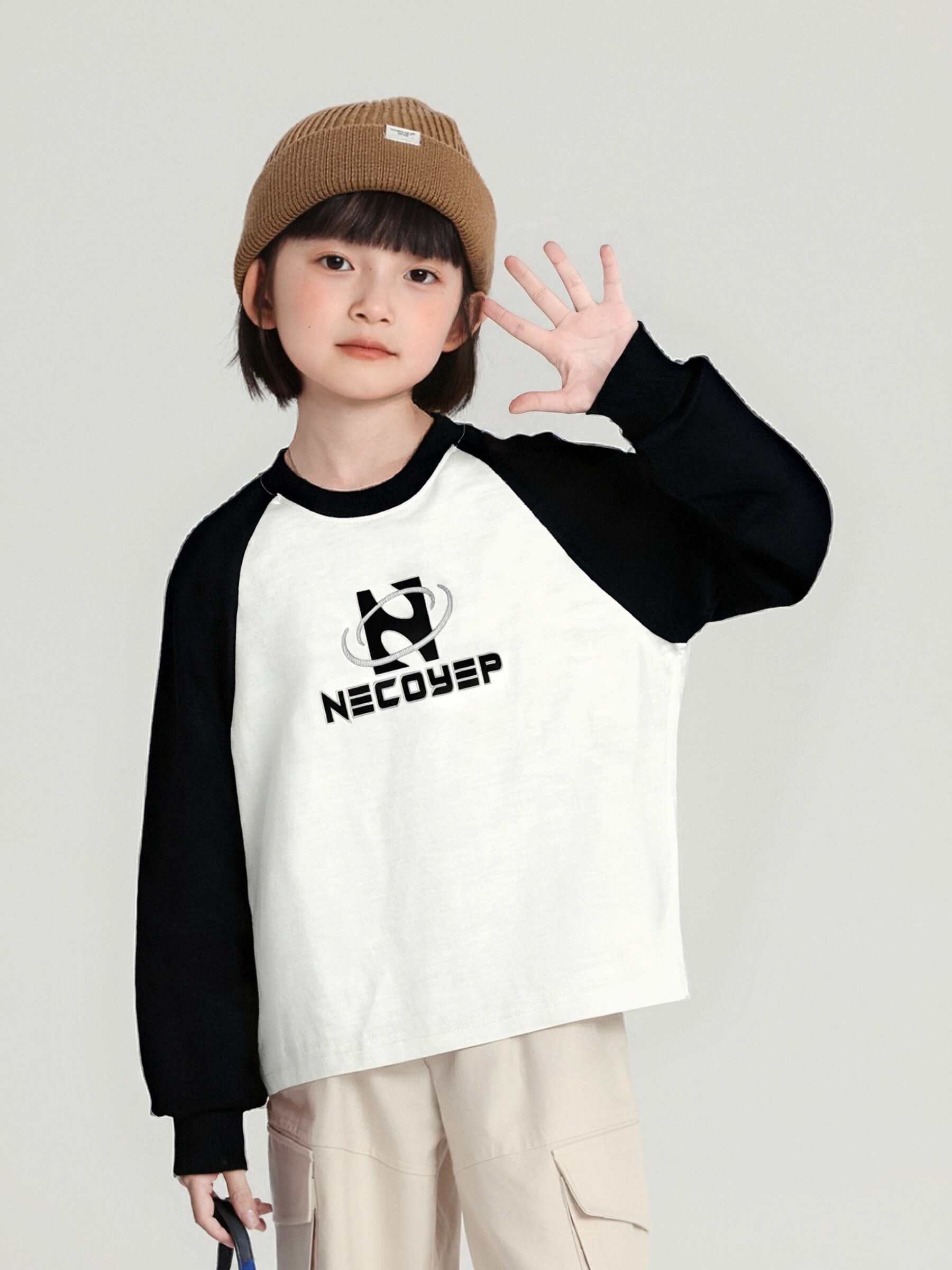 女童卫衣套装春秋款2025新款女孩大童洋气长袖上衣儿童装秋装衣服